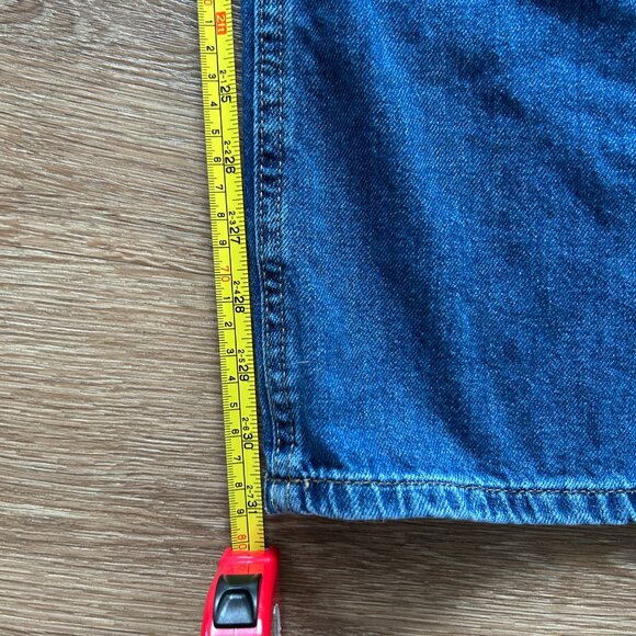 Aeropostale Women's Size 8 High Rise Wide Leg Jean Dark Wash - Picture 3 of 8